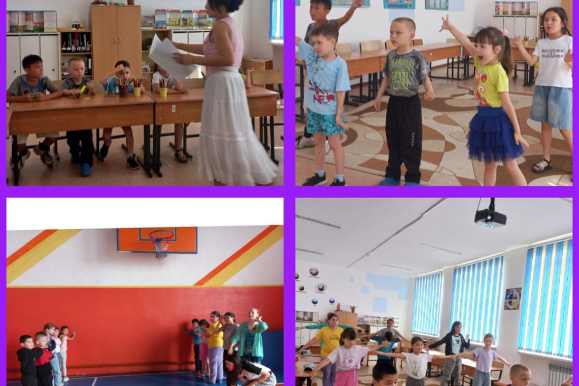 2025 жылғы 17 маусымда "Айгөлек" лагерінде таң көңілді әрі сергек жаттығудан басталды, ол балаларға бүкіл күнге жететін күш-қуат сыйлады. Содан кейін балалар ағылшын тілінде қызықты ойынға қатысып, көңілді ән үйреніп, тіпті билеп те алды. Шығармашылық бөл